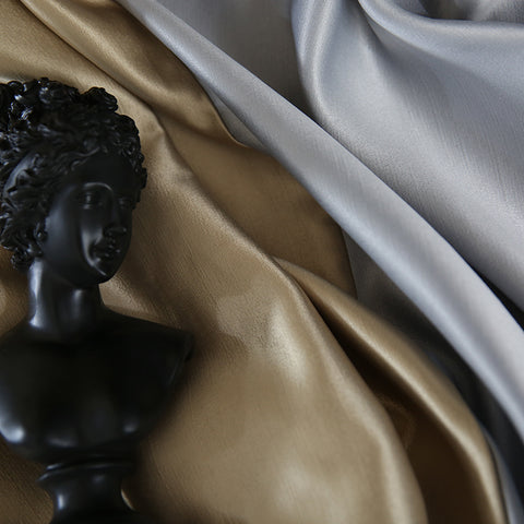 Gray and Gold Curtain